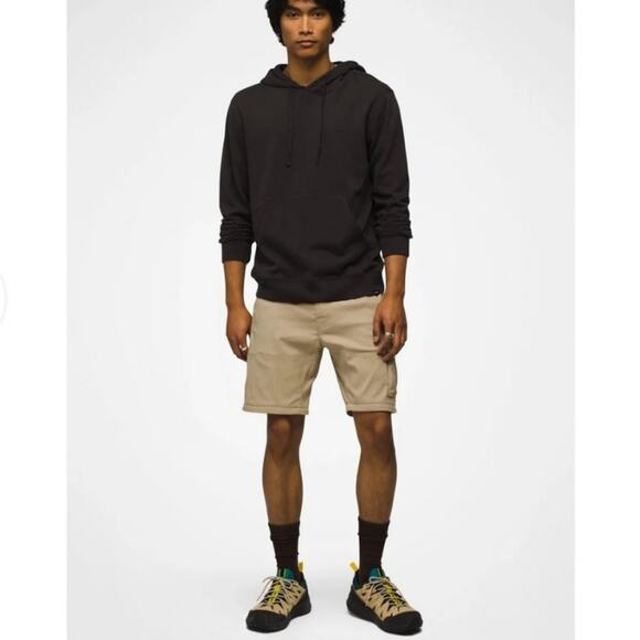 NEW Prana Stretch Zion Durable Convertible Men's Tan Cargo Pants Sandbar Tan - Picture 6 of 14